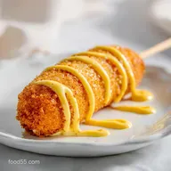 Homemade Corn Dog with Honey Mustard in 20 Min