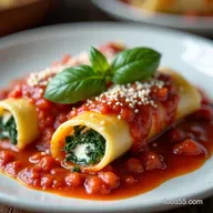 Properly Pleasing Homemade Spinach Manicotti Recipe