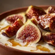 Fig Ice Cream Recipe: Honey-Kissed Roasted Figs Custard Base