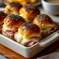 Ham and Cheese Sliders: Easy Baked Swiss Roll Recipe