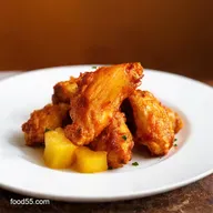 Caribbean Pineapple Baked Wings Sweet Spicy Island Flavour