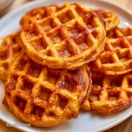 Pumpkin Chaffles in 10 Minutes