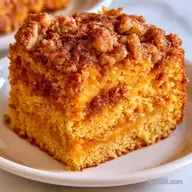 Keto Pumpkin Coffee Cake: Buttery Crumble