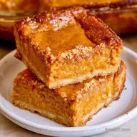 Keto Pumpkin Pie Bars for 16 Servings