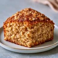 Lazy Day Oatmeal Cake with Sour Cream