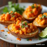 Baked Skinny Buffalo Chicken Potato Skins Recipe Easy Light