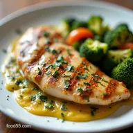 Easy recette weight watchers cuisine LemonHerb Chicken Veg