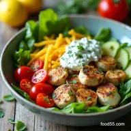Ultimate Greek LemonHerb Chicken Tzatziki Bowl Recipe