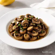 Lemony Garlic Sauteed Mushrooms Restaurant Style