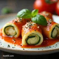 The Best Light Bright Zucchini Rollatini Recipe