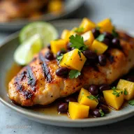 Zesty Lime Honey Grilled Chicken with Mango Salsa