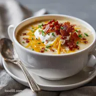 Loaded Baked Potato Soup in 50 Minutes