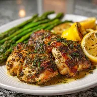 Low Carb Recipe using Chicken with Garlic and Herbs in 20 Minutes