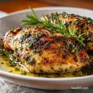 Low Carb Chicken Recipe with Garlic Baked in 25 Minutes