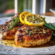 Sodium Restricted Diet Recipe with Lemon and Garlic: Oven-Only Baked Tender