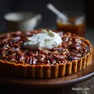 MakeAhead Thanksgiving Dessert Recipes: Salted Caramel Pecan Tart