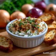 French Onion Dip: Velvety Caramelized Creation