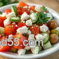 My Grandmother's Mediterranean Cucumber and Tomato Salad: A Fresh Escape!