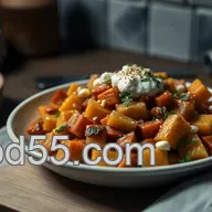 Easy Mediterranean Stir Fry with Skordalia - A Healthy Delight
