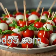 Easy Mini Caprese Skewers: My Favorite Italian Snacks for Gatherings