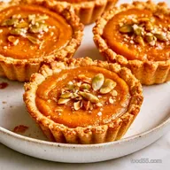 Mini Keto Pumpkin Pie for 8 Servings