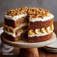Banana Cake with Cream Cheese Frosting The Ultimate Moist Layer Cake Recipe
