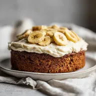 Banana Cake with Cream Cheese Frosting for 15 Servings
