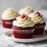 Soft and Moist Red Velvet Cupcakes