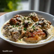 Homemade Cream of Mushroom Chicken All: Restaurant Quality Sauce