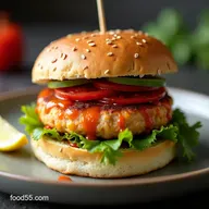 My Favorite Naked Salmon Burgers with Sriracha Easy Juicy