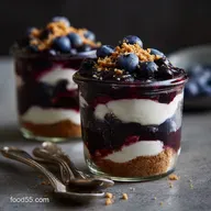 Blueberry Cheesecake Parfaits: Easy, No-Bake Jar Dessert Recipe