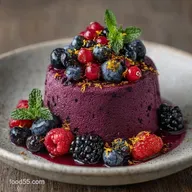 Mulberry Kulfi with Condensed Milk