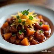 Hearty No Bean Turkey Sweet Potato Chili Recipe