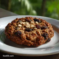 Easy Oatmeal Raisin Cookie with Rolled Oats and Cinnamon Ready in 25 Minutes