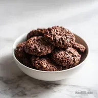 Oats Cocoa Cookies for 24 Cookies: Chewy and Rich