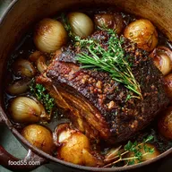 OnePot Pork Roast Rustic CiderGlazed Dinner in a Dutch Oven