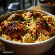 Savory Chicken and Rice Delight OnePot: 40 Minute Masterpiece