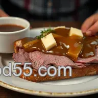 My Family's Favorite Open Faced Roast Beef Sandwich: Comfort Food Done Right