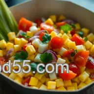 Easy Paper Bowl Mexican Street Corn Salad for Summer Gatherings