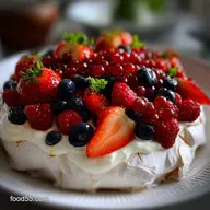 Fresh Fruit Garden Party Pavlova Effortless Freshness