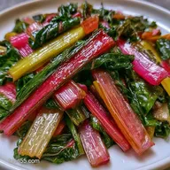 Pickled Swiss Chard Stems in 25 Minutes