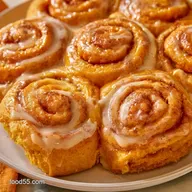 Pumpkin Cinnamon Rolls in 62 Minutes