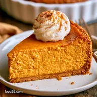 Pumpkin Cream Cheese Pie: Creamy