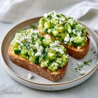Quick Cucumber Salad Sandwiches: 15 Min