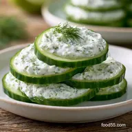 Ranch Dill Cucumber Sandwiches for 36