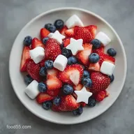 Red White Blue Fruit Platter: 20 Minutes