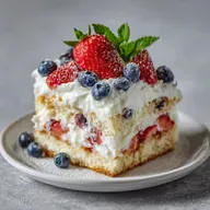 Fruit Trifle with Angel Food Cake