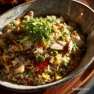 Restaurant Style Chicken Fried Rice Get the Wok Hei Flavor at Home
