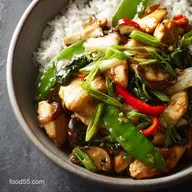 Moo goo gai pan Easy RestaurantStyle Chinese Chicken Stirfry