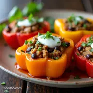 Santa Fe Turkey Stuffed Peppers Recipe Lean Flavourful